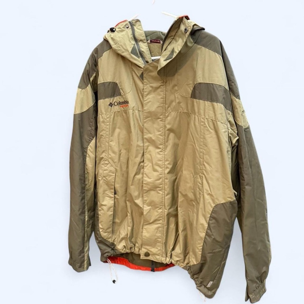 Columbia Men's Tan and Olive Jacket